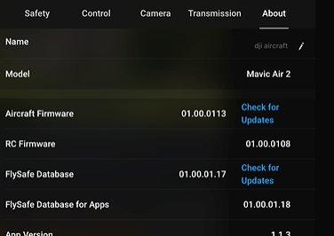 Air 2 Zoom - check for updates