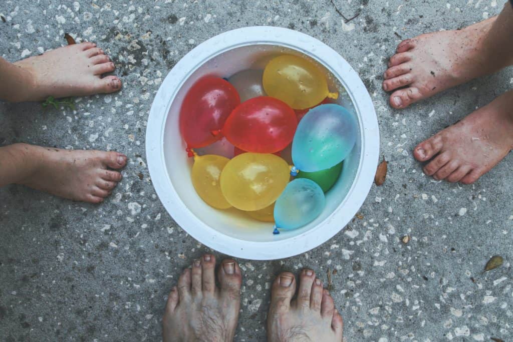 Are you allowed to drop water balloons from a drone?