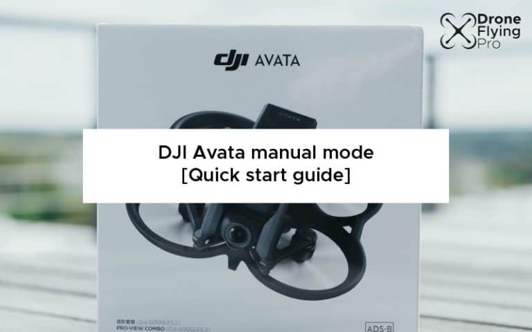 DJI Avata manual mode