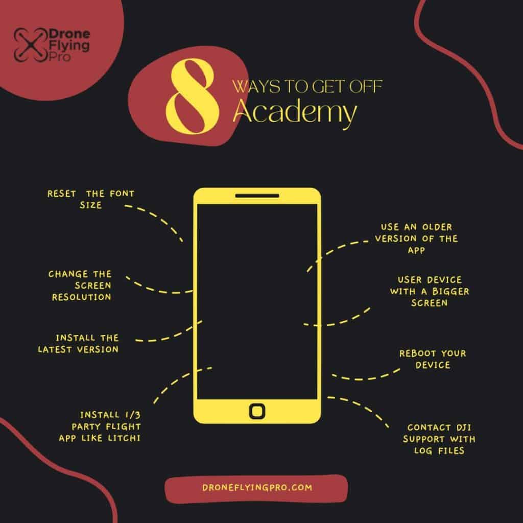 DJI fly app stuck on academy [The 8 easiest fixes]