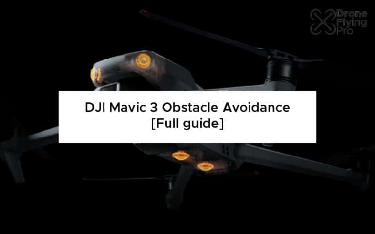 DJI Mavic 3 obstacle avoidance
