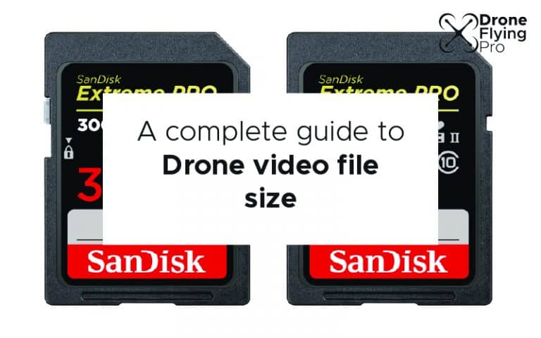 drone video file size - header
