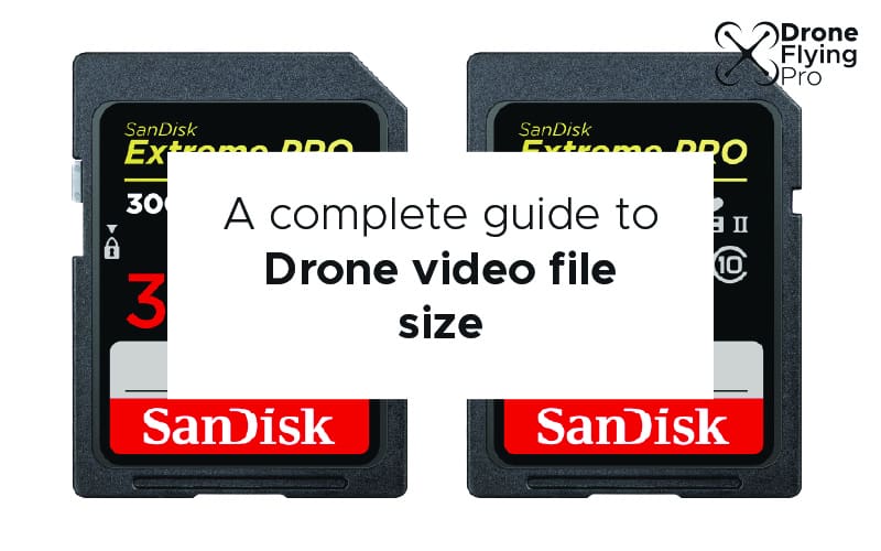 drone video file size - header