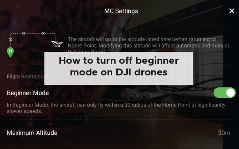 How to turn off beginner mode on DJI drones – thumbnail