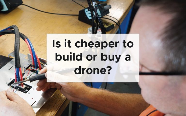 Is it cheaper to build or buy a drone