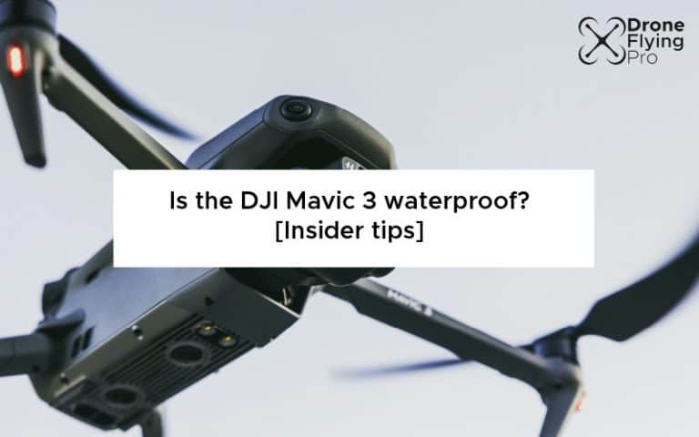 Is the DJI Mavic 3 waterproof? [How to fly in the rain]
