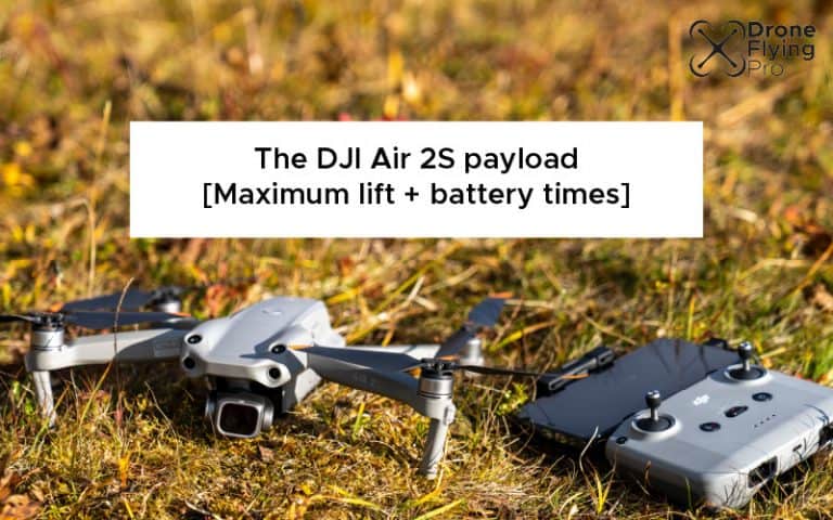 The DJI Air 2S payload [Maximum lift + battery times]