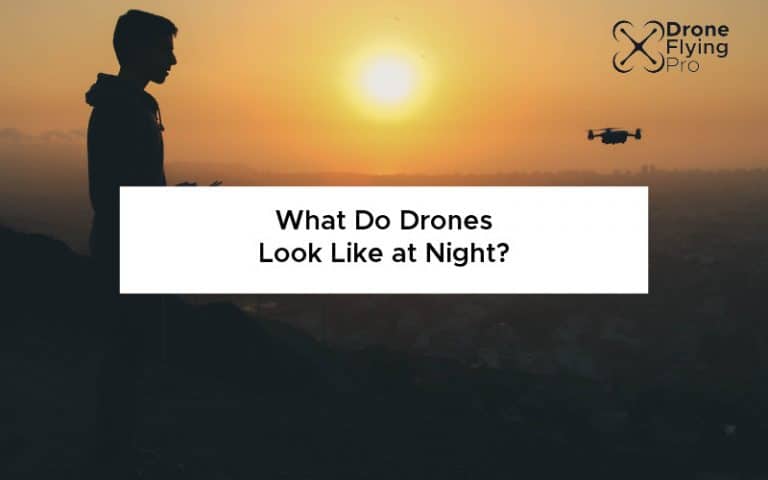 What do drones look like at night