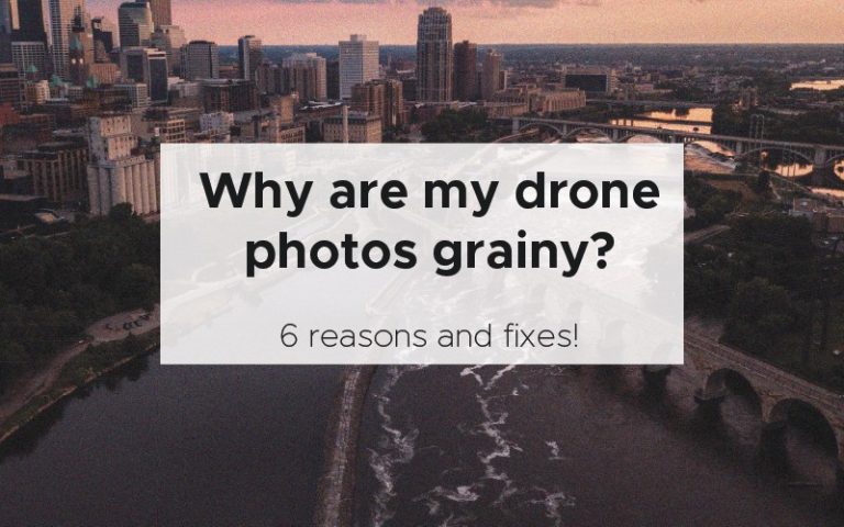 Why are my drone photos grainy