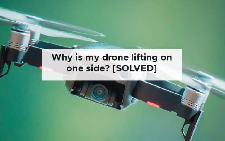 Why is my drone lifting on one side [SOLVED]