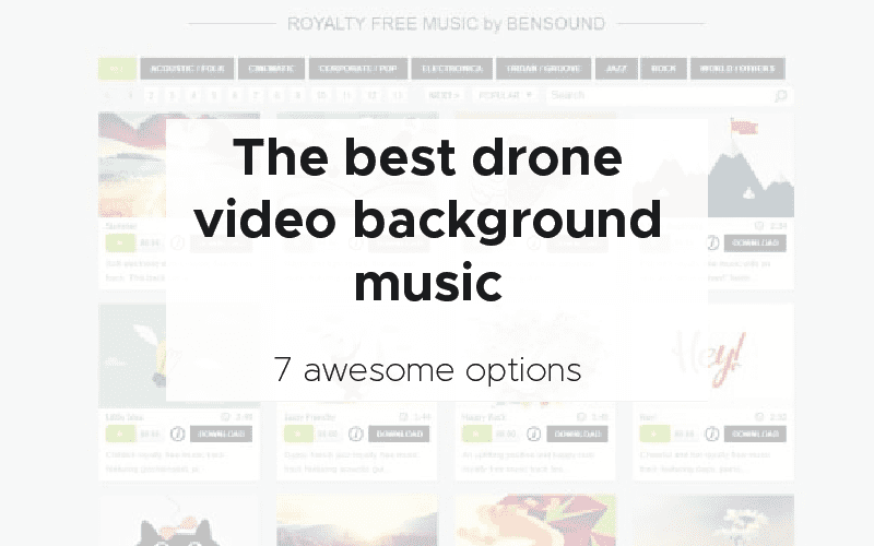 drone video background music