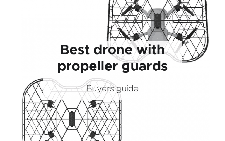 Drone with propeller guards