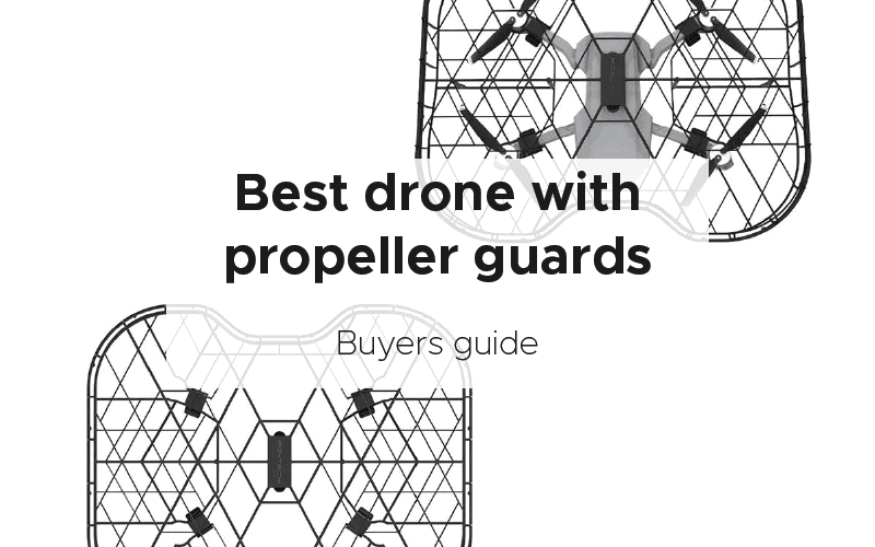 Drone with propeller guards