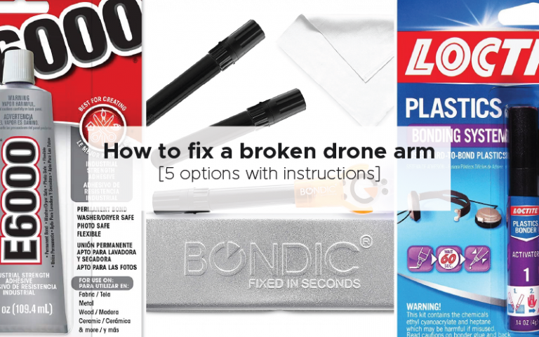 How to fix a broken drone arm