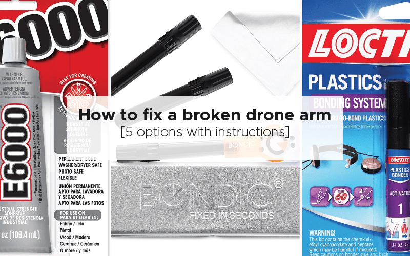 How to fix a broken drone arm